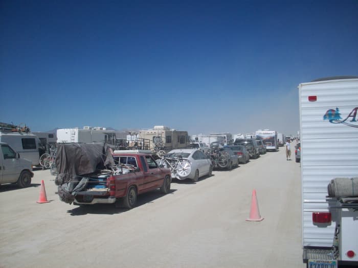 These Burners are lined up, ready to enter the playa and they are bringing everything they need. You will need to do so as well.