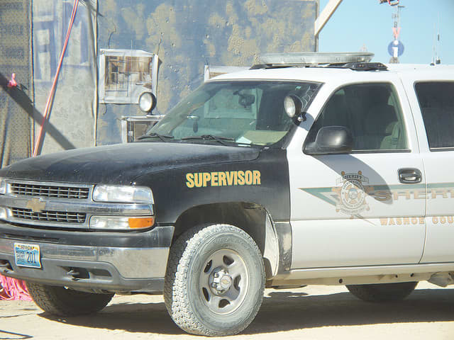 There are law enforcement officers all around the playa and even on it. Have your ID available in case they bother you.
