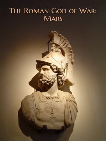 Mars is Ares in Greek mythology. Mars was celebrated with festivals in March and October. He was known as the god of war and a guardian of agriculture.