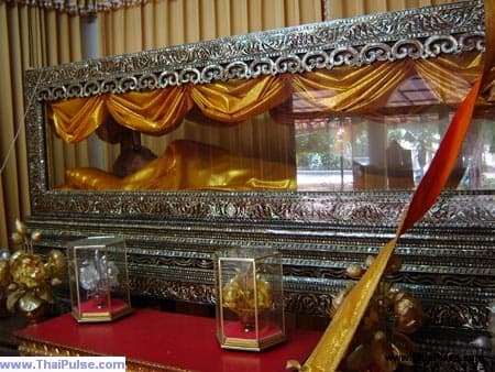 Due to the graphic nature, I did not include a photo of a Japanese Buddhist Monk mummy in the Lotus position; this, however, is a photo of a Buddhist Monk mummy on display in Thailand.