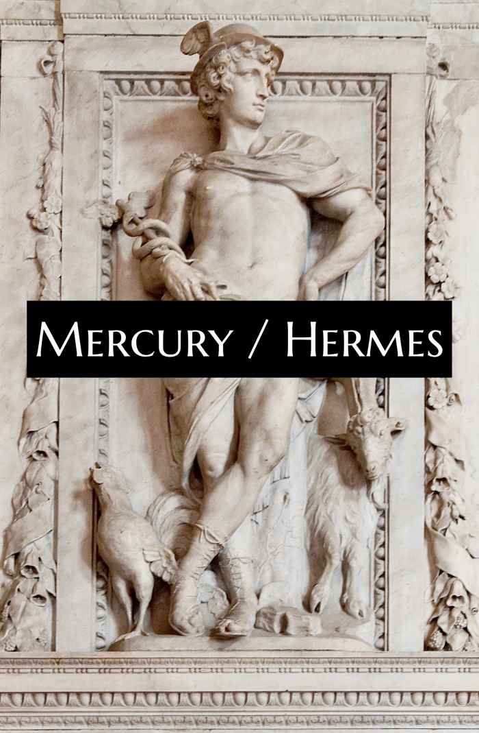 Mercury was borrowed from the Greek Hermes. The archetype itself is hard to trace back. It may be as old as some myths in Mesopotamia.
