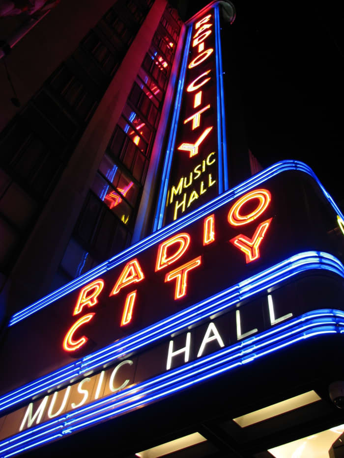 A look at Radio City Music Hall in New York City but also this photo symbolizes where the band Anthrax is from.