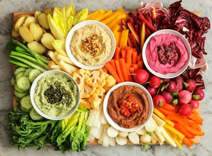 The Perfect Crudité Plate - Delishably