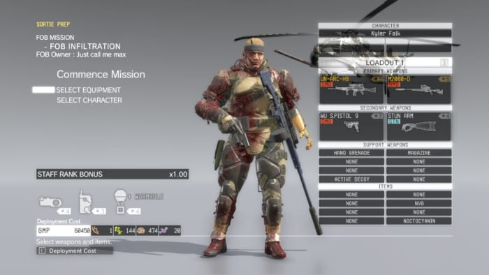 Choosing the proper equipment is crucial to your success. Try to use the quietest, but highest damage weapons you have. Also, bring lots of gadgets!