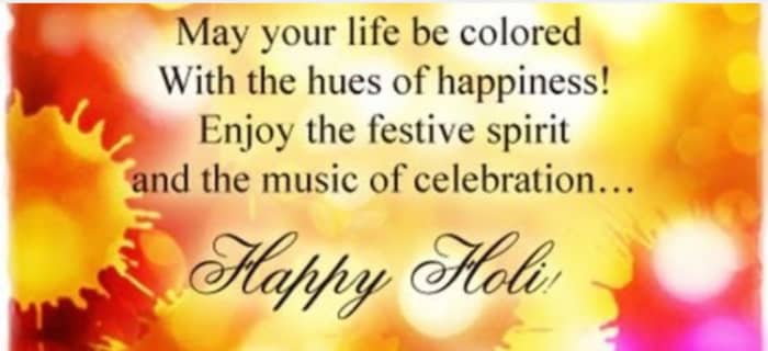 Full moon night of the ongoing month of Faagun is celebrated as Holi in India. It is a festival of colours and joy, special sweet delicacies and joyous, playful music ....