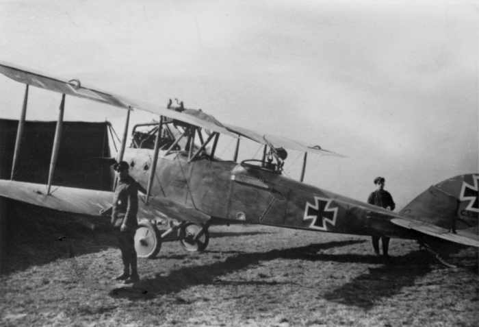 A German LVG photo reconnaissance airplane used during the First World War. Similar to the one Rickenbacker shot down to win his Medal of Honor.