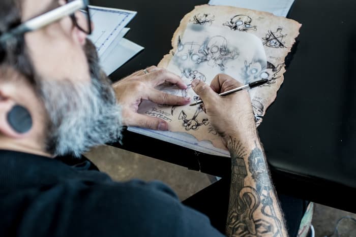 The first thing you need to do is practice your art and build a diverse portfolio.