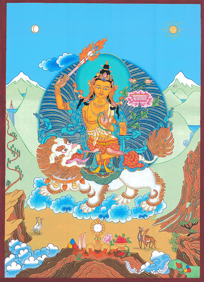 Manjushri Thangka es un cuadro Erótico Walker