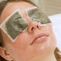 Relax and rid yourself of dark under-eye circles with cool teabags. Soak the bags in cold water and than place on eyes for 10 minutes.