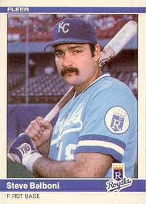 Despite the mustache, no one was going to mistake Steve Balboni for Don Mattingly. But he still holds KC's record for long balls in a season.