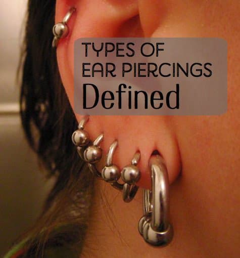 A Guide to Different Ear Piercing Types and Their Positions - TatRing