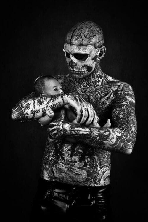 Remember, you have to live with your body art for the rest of your life (and your kids have to own you at school!).