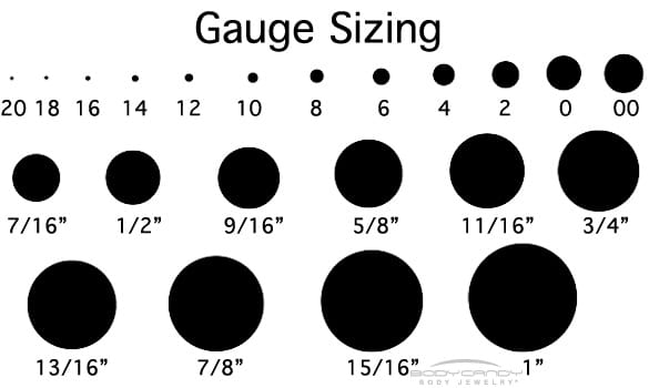 Sometimes the piercing is stretched slowly to accommodate larger jewelry, called stretching or gauging.