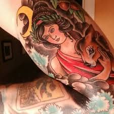 Goddess tattoos are a popular choice for those who wish to decorate themselves with a more feminine style.