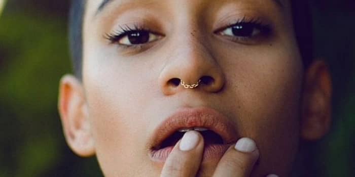 Septum piercings get a bad wrap, but you can find tiny, delicate rings that actually look quite feminine.