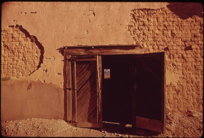 Crumbling Adobe House in Terlingua
