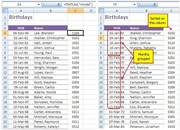 how-to-sort-dates-by-month-and-day-only-in-excel-turbofuture