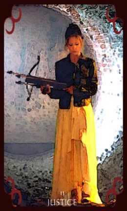 My "Buffy the Vampire" Inspired Major Arcana Tarot deck, featuring Buffy as Justice