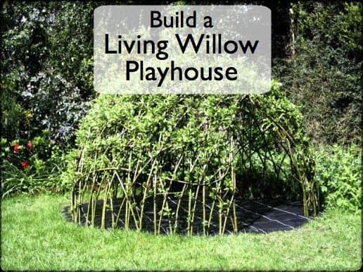 Building a living playhouse for your children helps encourage them to play outdoors and use their imagination, while adding a wonderful design element to your garden.