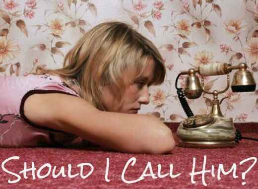 Will he just think you're desperate?