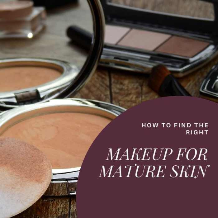 Makeup for older women 