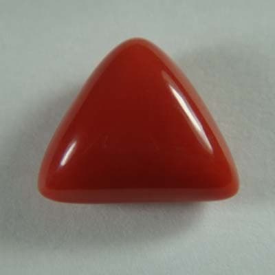 Italian red coral is considered the finest quality coral and is believed to give the wearer courage and strength.