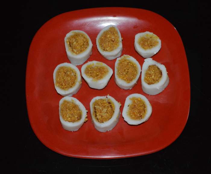 Indian Sweet Made With Coconut and Jaggery