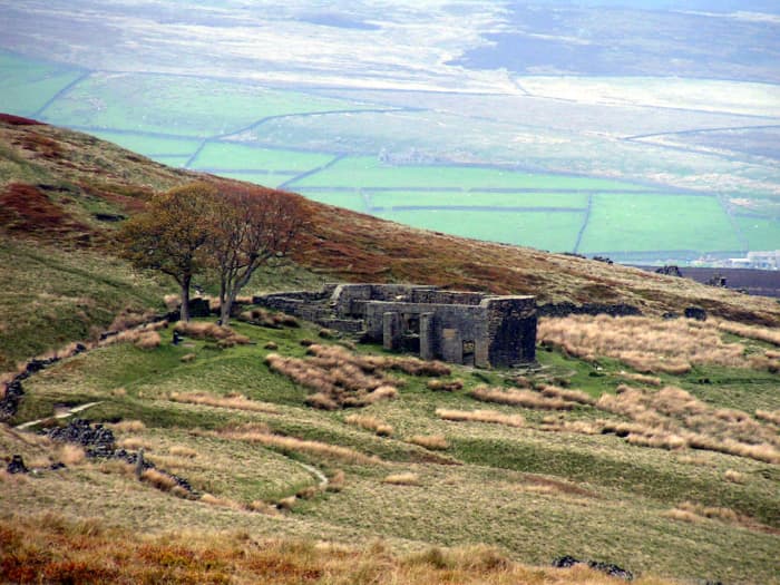 The ruins of an old house called Top Withins is thought by many to be the inspiration for Wuthering Heights.