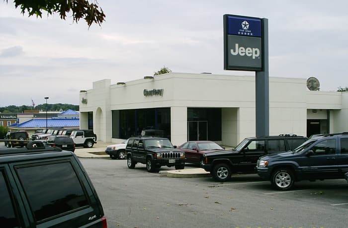 Car salesmen using the four square method will use a worksheet to fill in retail price, down payment, and monthly payment information.