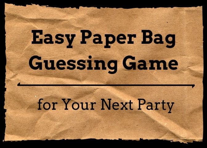 This game is perfect for the whole family and can be easily prepared with items you already have around your home.