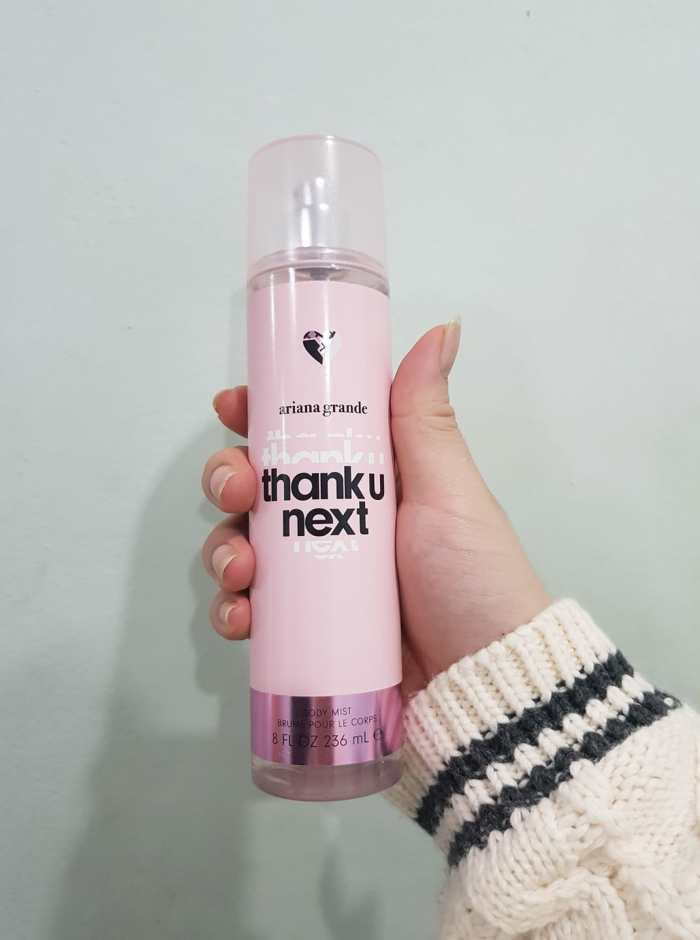 My personal bottle of the body mist. How cute is it?