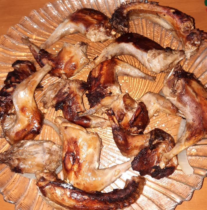 The "unbreaded" squirrel looks good. I am getting used to seeing the size and shape of squirrel meat!