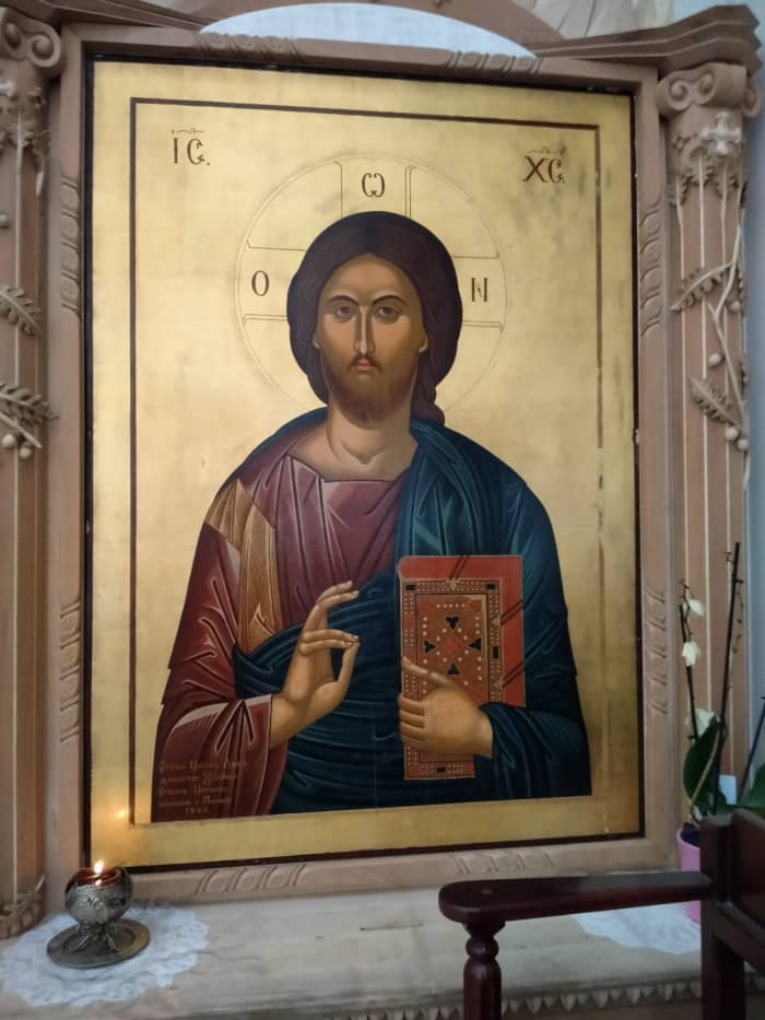 This icon of Jesus Christ would often talk to me in the mornings, giving me various remedies and advice in times of need.
