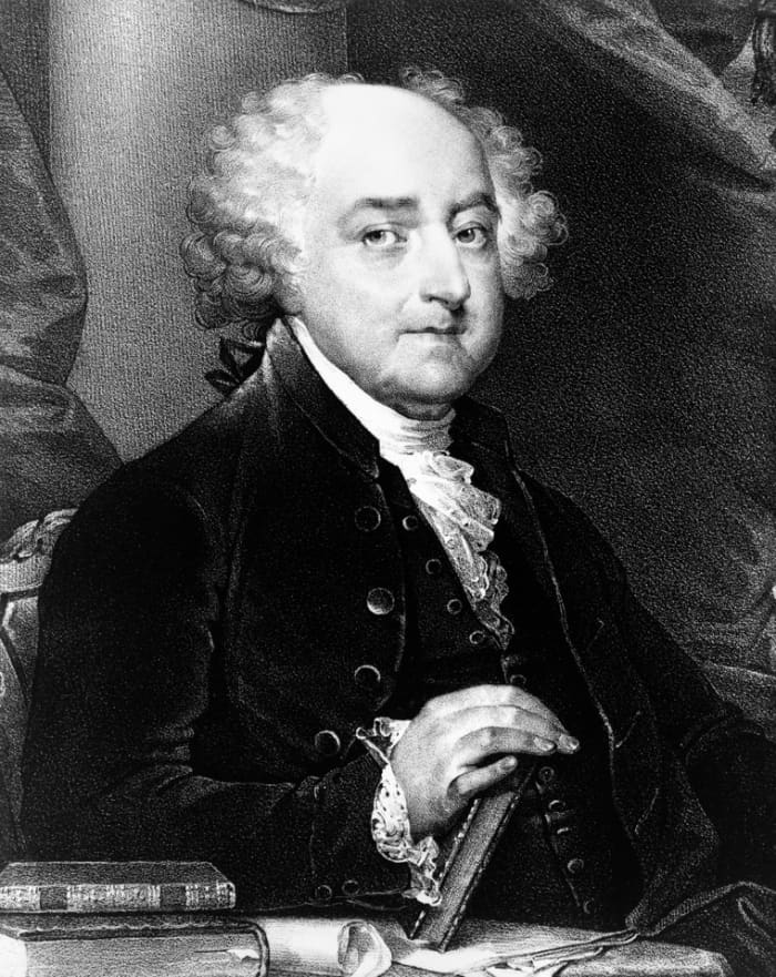 John Adams, second president, who authorized the Library of Congress while in office