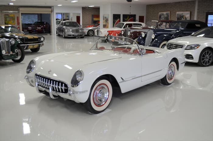 In 1953, the first hand-assembled Corvette came off the assembly line in Flint, Michigan. A 1953 Corvette cost $3,490, or $33,758 in 2020 dollars.