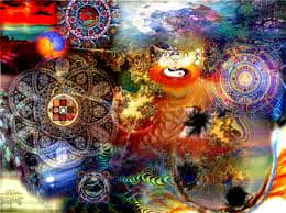 Spiritual things can be of any shape and form, it is up to our imagination and what we believe they could be.