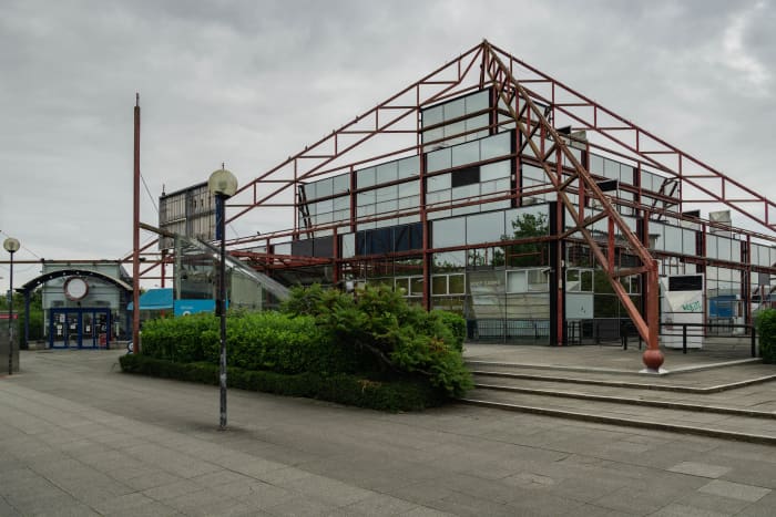 The Point in Milton Keynes. A classic example of the modern architecture style in the town.