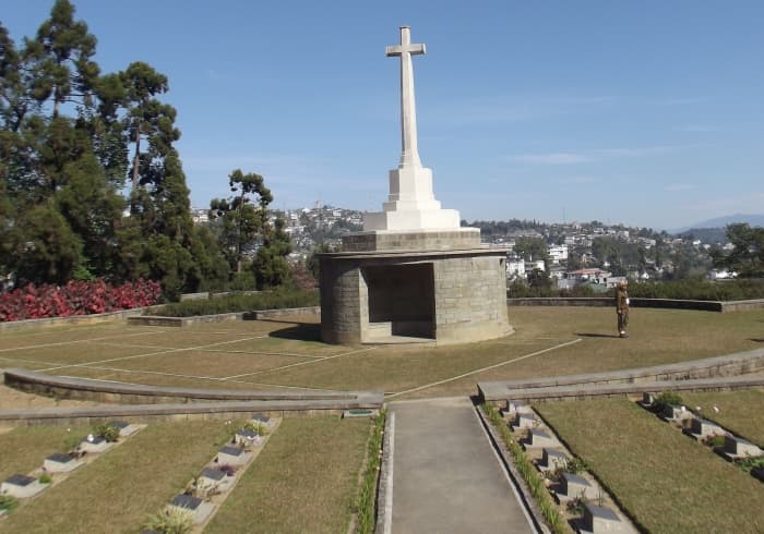 Kohima War Cemetery is a memorial dedicated to soldiers of the 2nd British Division of the Allied Forces who died in the Second World War at Kohima, the capital of Nagaland, India, in April 1944.