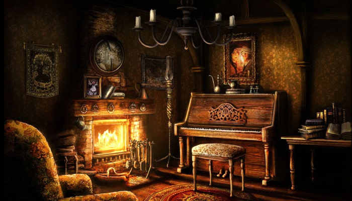 Just an usual living room. It would be if someone actually lived here. Though, "lived" would need to be defined in this case...