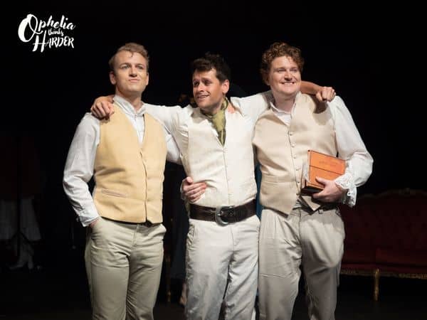 Ophelia Thinks Harder - A comedy by Jean Betts/William Shakespeare. Image by David Ovenden. Sedos 2021 All rights reserved.
