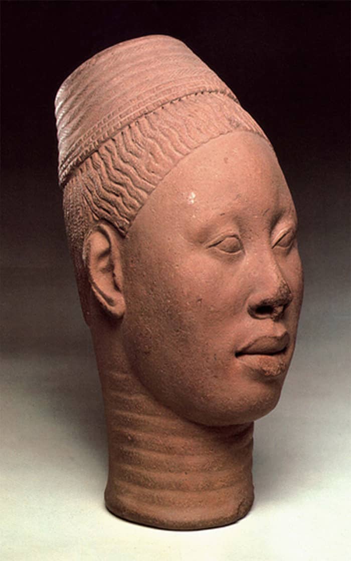 The Ife civilization, existed as early as 1000 B.C., in what is now identified as Nigeria. The culture represents some of the earliest “evidence” of farming and iron smelting in Nigeria. Archaeologists have determined that most of the life size terra