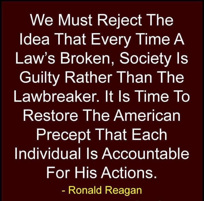 President Ronal Reagan knew that what is happening today in America could happen. So, when we look at what is happening, before we decide who is right and who is wrong, we should reflect on what President Ronald Reagan said.