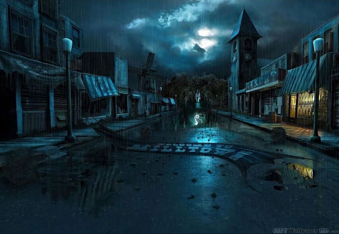 What awaits this little town is still unclear. But it won't be pretty, that's for sure.