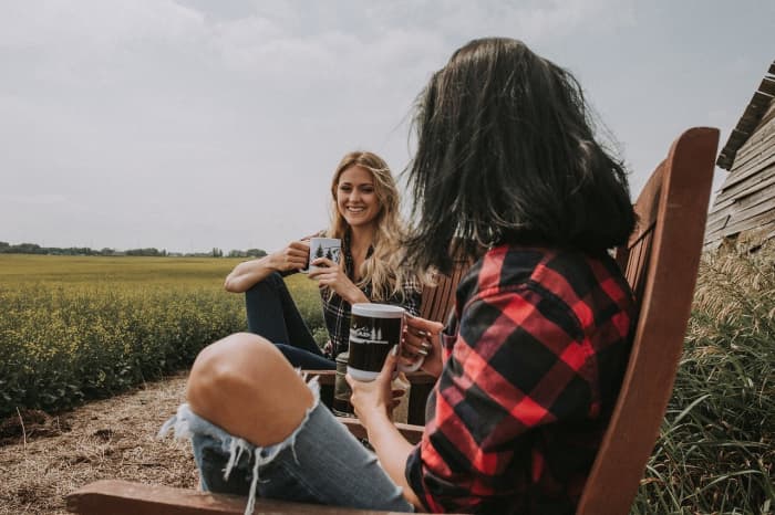 Coffee, coffee cake, and friends make a fun get-together in your kitchen or at a park.