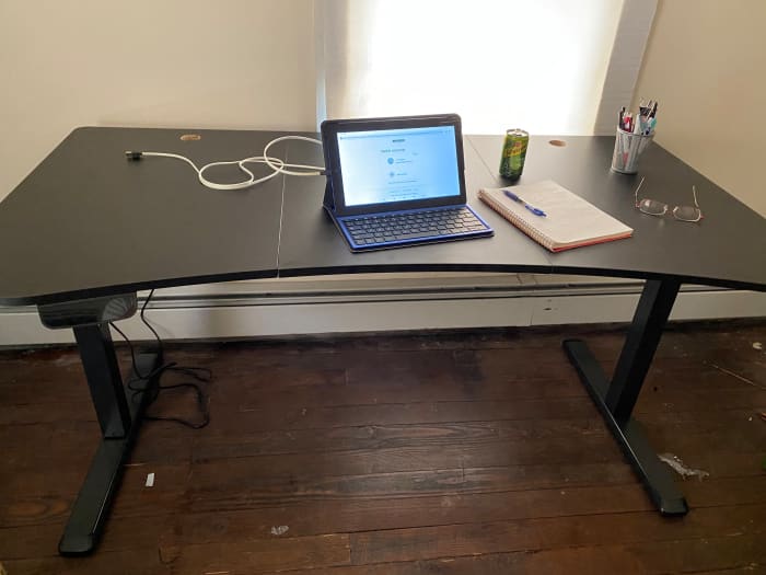 Setting up my permanent writing area in a separate room where its quiet with no distractions