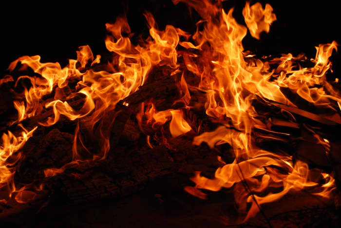 The hell associated with the messianic Advent has nothing to do with burning in a material fire.