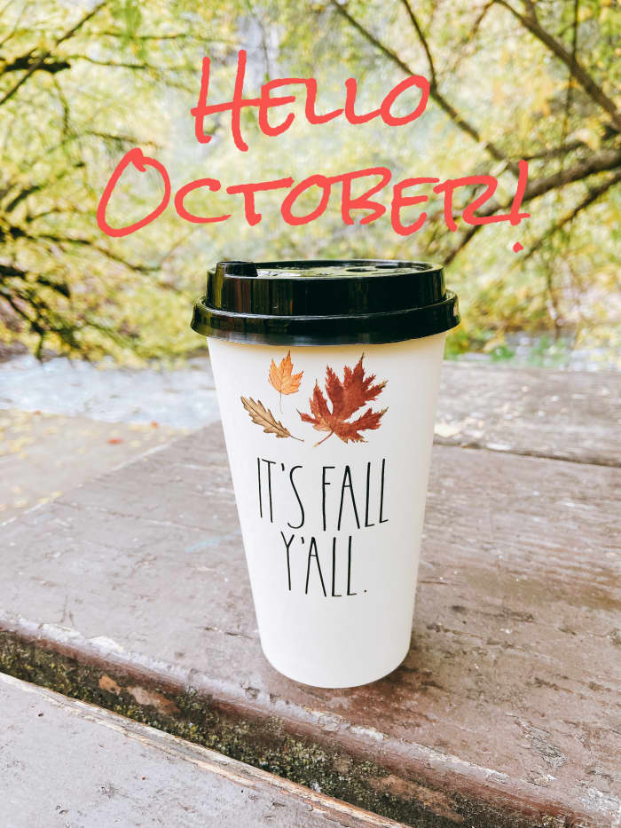 October comes fast! It's my favorite time of year because the weather is changing from hot to cold. Happy Fall!