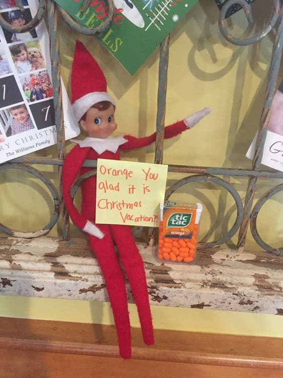 90 Funny and Easy Elf-on-the-Shelf Ideas for Christmas - WeHaveKids