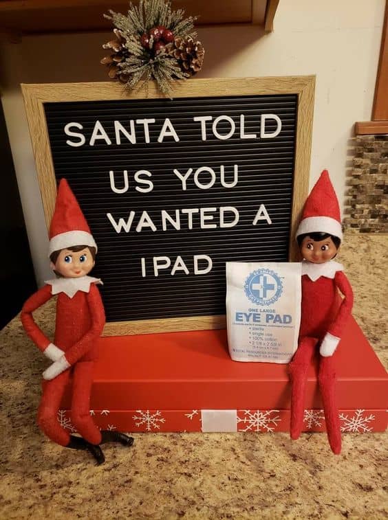 90 Funny and Easy Elf-on-the-Shelf Ideas for Christmas - WeHaveKids