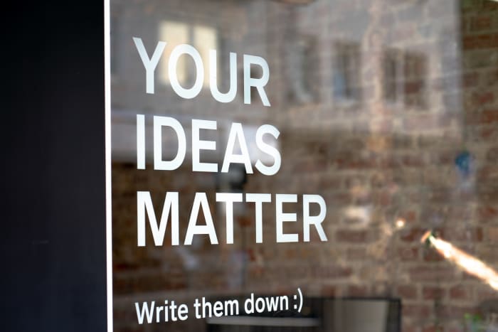 Always be ready to jot down your fleeting thoughts and ideas. You never know where a source of inspiration can come from.